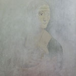 Titolo: Pensieri Leonardeschi - Tecnica: olio su tela - Misure: cm 50x40 - Anno: 1994