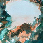 Sommer, 2015, Aquarell, 60x30cm 