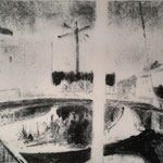 Rauschen, 2015, Monotypie, 20x30cm 