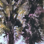 Bäume, 2015, Aquarell, 50x20cm