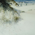 dunas VII - acuarela sobre papel adherido a tabla - 80X80 cm