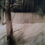 torrelodones nº I - acuarela sobre papel adherido a tabla - 120X70 cm