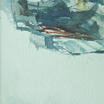 sombrilla - acuarela 18x25 cm