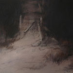 dunas III - acuarela sobre papel arches adherido a tabla - 40X40 cm