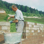 Baumeister Josef Pfyl-vonRickenbach am Werk. 