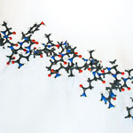 Proteinmodelle, 3D-Drucker, alpha-Helix, beta-Faltblatt