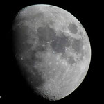 19/01/2016; 17:40 zunehmender Mond 79% beleuchtet