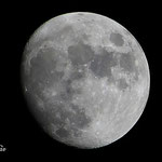 21/01/2016; 19:39 zunehmender Mond 95% beleuchtet