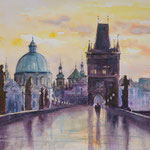 Charles Bridge /Prague  36x48 Available