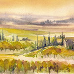 Tuscany landscape I 15 x 24