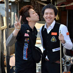 大井直幸（左）＆吉岡正登