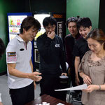 ベスト16抽選風景