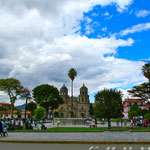 Plaza de armas de Cajamarca