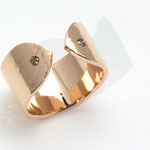 bague or rouge diamants cognac
