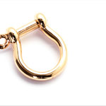 Bague or rouge "manille"