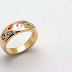 bague or jaune, oxydes