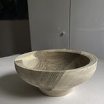 Schale Nussbaum roh 22x9 cm 2024/4