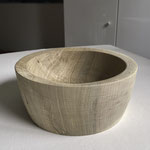 Schale Nussbaum roh 22x9 cm 2024/4