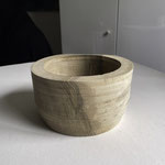 Schale Nussbaum roh 23x10 cm 2024/4