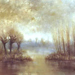 Palude 70x150-olio su tela- proprietà Ferrario