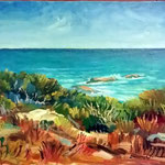 Tortolì, 30X40 - 1963 Olio su cartoncino telato