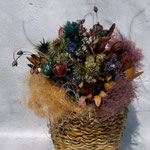 2024年9月1dayレッスン『ナチュラルバスケットアレンジ』作り