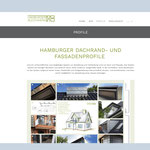 www.hamburger-blechwerk.de –PROFILE – Informationen über die Hamburger Dachrand- und Fassadenprofile