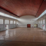 Inside the Theater/ Gym - Newcastle Barracks - Hamm BAOR