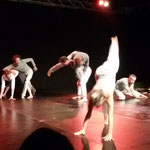 Performance beim "Theaterfestival am Fluss"