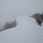 大きな雪庇