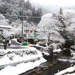 二の瀬付近の雪景色