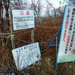 四丁横崖の分岐