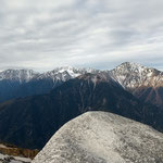 ⑨薬師岳から白峰三山