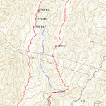 庄部谷山のルート図とチェックしたポイント