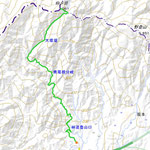 仙ヶ岳白谷コース地図