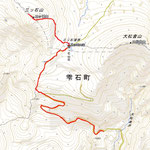 10/6(木) 三ツ石山(1,466m)GPS軌跡