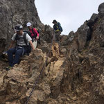 赤岳からの下山
