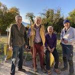 Die vier "Stammesältesten" im Team: Hartmut, Wolfgang, Marianne, Joachim (v.l.)