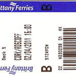 Billete de Brittany Ferries en el Pont Aven