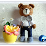 esküvői maci amigurumi