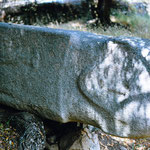 Menhirstatue bei Olmeto