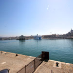 Marseille vue de la digue du large