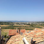 Vue sur la mer de Berre du vieux village