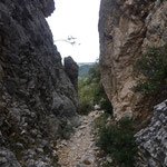 La descente vers Moustiers