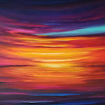 Sunset 100 x 120 cm                                      Fr: 850.-
