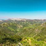 Mountain view towards the Cantabrian Sea, Picos de Europa National Park