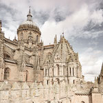 Old and new Cathedral of Salamanca