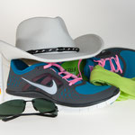 Sun protection and leisure items: Sun screen, sun glasses, sun hat, ultralight sneakers, head & neck wear