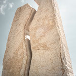 »The wound«—a tribute sculpture to the volunteers who helped at the oil spill