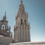 View of the northern bell tower from the cathedrals roof top
